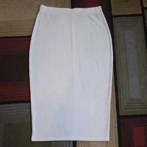 Elegant White Women's Skirt